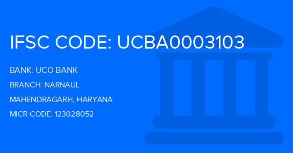 Uco Bank Narnaul Branch IFSC Code