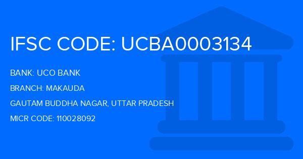 Uco Bank Makauda Branch IFSC Code