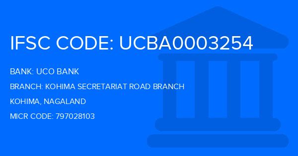 Uco Bank Kohima Secretariat Road Branch