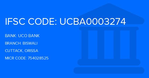 Uco Bank Biswali Branch IFSC Code