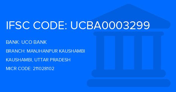 Uco Bank Manjhanpur Kaushambi Branch IFSC Code