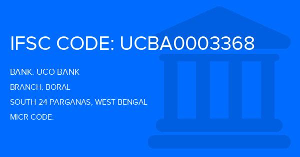 Uco Bank Boral Branch IFSC Code