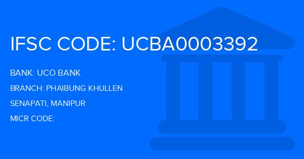 Uco Bank Phaibung Khullen Branch IFSC Code