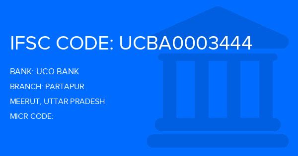 Uco Bank Partapur Branch IFSC Code