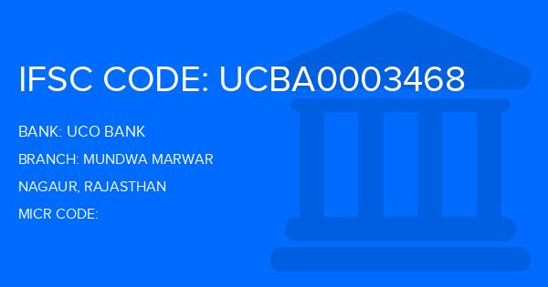Uco Bank Mundwa Marwar Branch IFSC Code