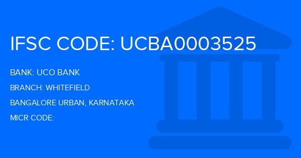 Uco Bank Whitefield Branch IFSC Code