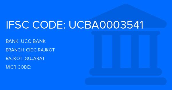Uco Bank Gidc Rajkot Branch IFSC Code