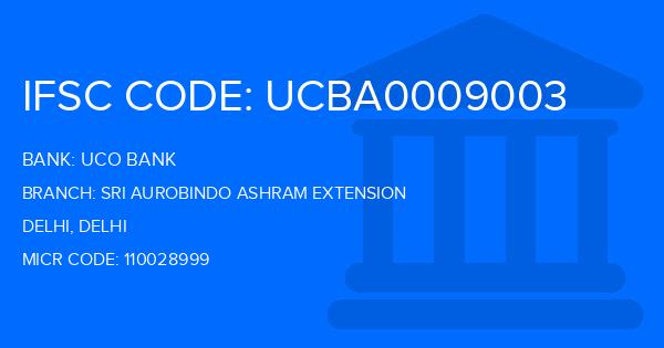 Uco Bank Sri Aurobindo Ashram Extension Branch IFSC Code