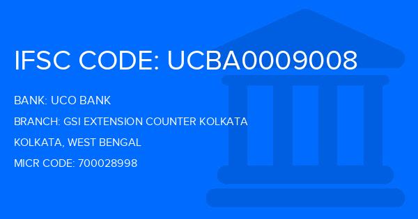 Uco Bank Gsi Extension Counter Kolkata Branch IFSC Code