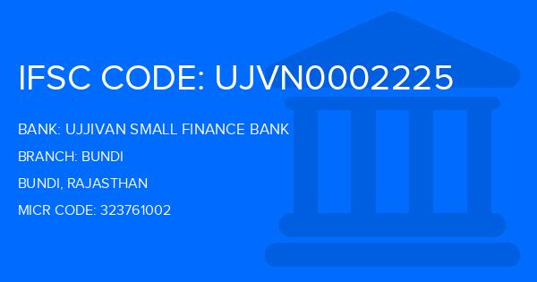 Ujjivan Small Finance Bank Bundi Branch IFSC Code