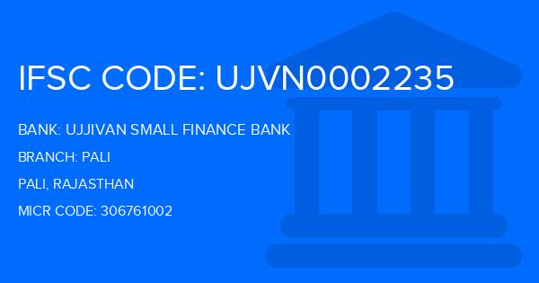 Ujjivan Small Finance Bank Pali Branch IFSC Code