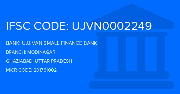 Ujjivan Small Finance Bank Modinagar Branch IFSC Code