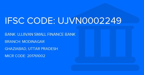 Ujjivan Small Finance Bank Modinagar Branch IFSC Code