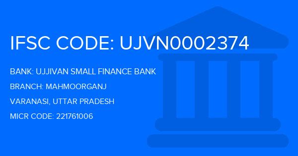 Ujjivan Small Finance Bank Mahmoorganj Branch IFSC Code