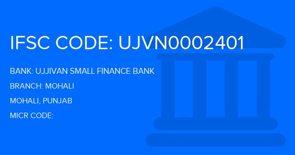 Ujjivan Small Finance Bank Mohali Branch IFSC Code