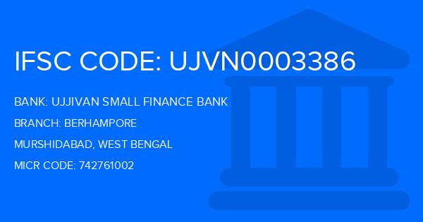 Ujjivan Small Finance Bank Berhampore Branch IFSC Code