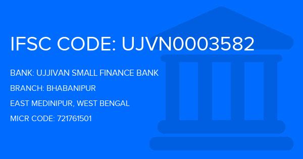 Ujjivan Small Finance Bank Bhabanipur Branch IFSC Code