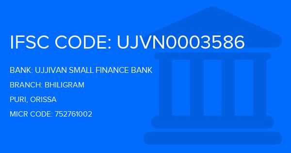 Ujjivan Small Finance Bank Bhiligram Branch IFSC Code