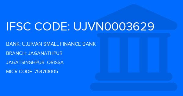 Ujjivan Small Finance Bank Jaganathpur Branch IFSC Code