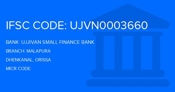 Ujjivan Small Finance Bank Malapura Branch IFSC Code