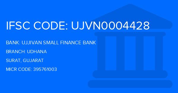 Ujjivan Small Finance Bank Udhana Branch IFSC Code
