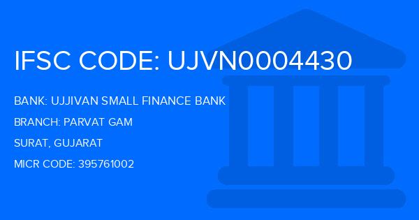 Ujjivan Small Finance Bank Parvat Gam Branch IFSC Code