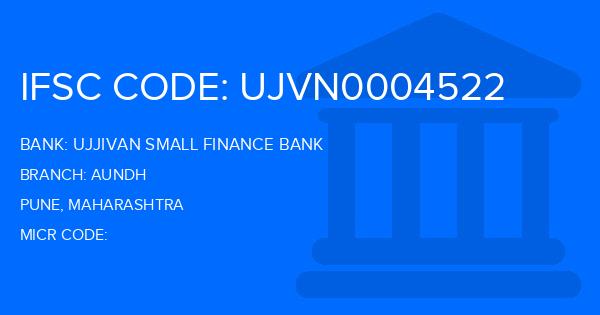 Ujjivan Small Finance Bank Aundh Branch IFSC Code