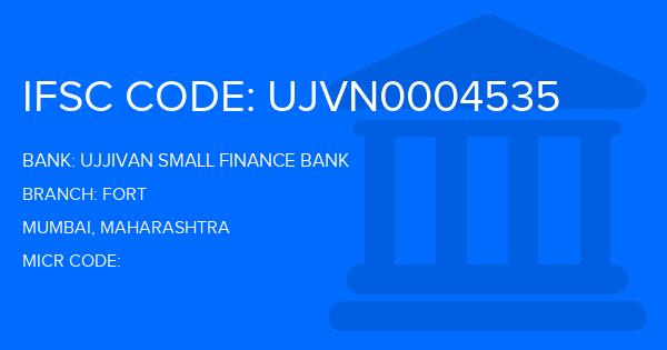 Ujjivan Small Finance Bank Fort Branch IFSC Code