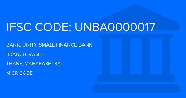 Unity Small Finance Bank Vashi Branch IFSC Code