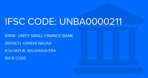 Unity Small Finance Bank Gandhi Nagar Branch IFSC Code