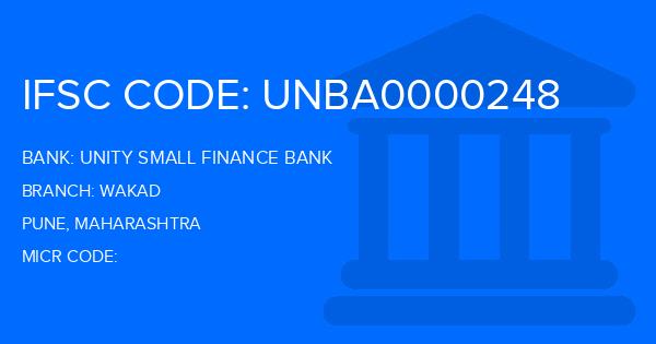 Unity Small Finance Bank Wakad Branch IFSC Code