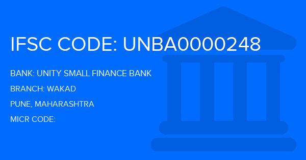 Unity Small Finance Bank Wakad Branch IFSC Code