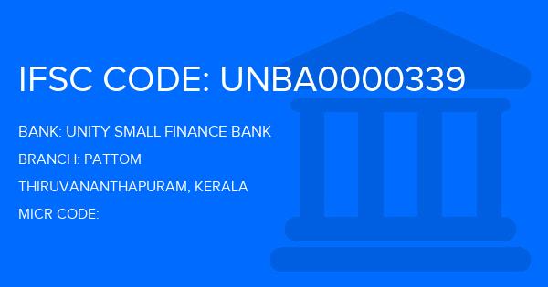 Unity Small Finance Bank Pattom Branch IFSC Code