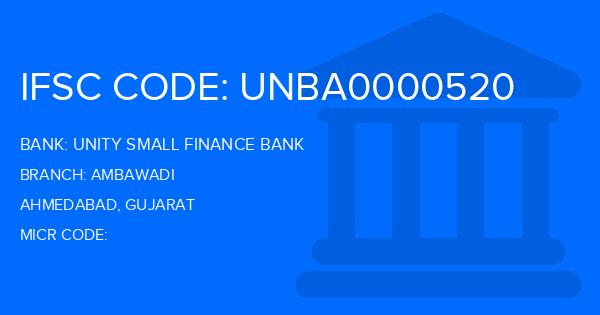 Unity Small Finance Bank Ambawadi Branch IFSC Code