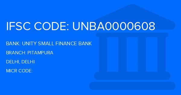 Unity Small Finance Bank Pitampura Branch IFSC Code