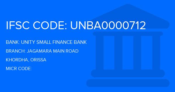 Unity Small Finance Bank Jagamara Main Road Branch IFSC Code