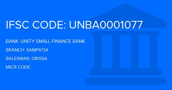 Unity Small Finance Bank Sampatia Branch IFSC Code