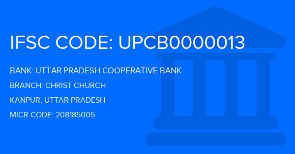 Uttar Pradesh Cooperative Bank Christ Church Branch IFSC Code