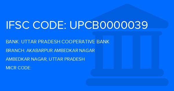 Uttar Pradesh Cooperative Bank Akabarpur Ambedkar Nagar Branch IFSC Code