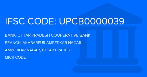 Uttar Pradesh Cooperative Bank Akabarpur Ambedkar Nagar Branch IFSC Code
