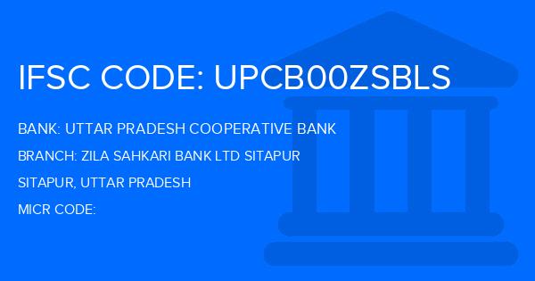Uttar Pradesh Cooperative Bank Zila Sahkari Bank Ltd Sitapur Branch IFSC Code