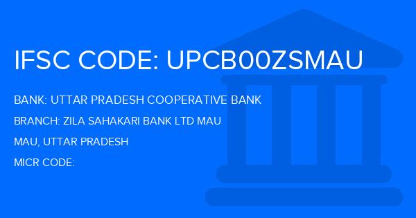 Uttar Pradesh Cooperative Bank Zila Sahakari Bank Ltd Mau Branch IFSC Code