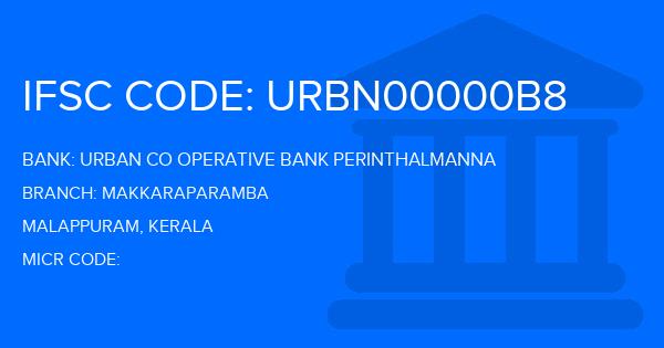 Urban Co Operative Bank Perinthalmanna Makkaraparamba Branch IFSC Code