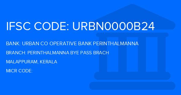 Urban Co Operative Bank Perinthalmanna Perinthalmanna Bye Pass Brach Branch IFSC Code