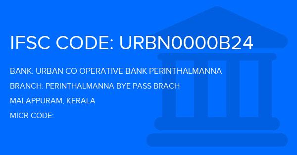 Urban Co Operative Bank Perinthalmanna Perinthalmanna Bye Pass Brach Branch IFSC Code