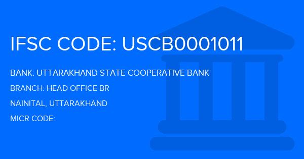 Uttarakhand State Cooperative Bank Head Office Br Branch IFSC Code