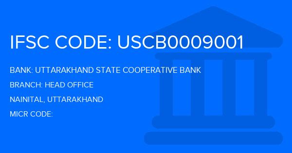 Uttarakhand State Cooperative Bank Head Office Branch IFSC Code