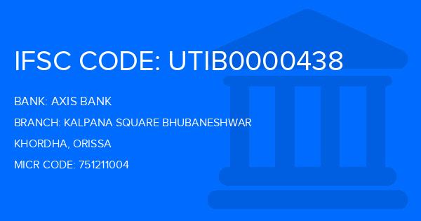 Axis Bank Kalpana Square Bhubaneshwar Branch IFSC Code