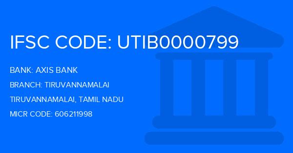 Axis Bank Tiruvannamalai Branch IFSC Code