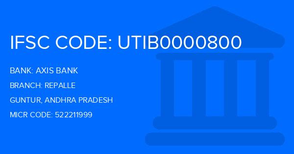 Axis Bank Repalle Branch IFSC Code